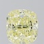 2.01 Ct. Fancy Light  Yellow Cushion Diamond