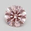 1.30 Ct. Fancy Intense Pink Round Lab Grown Diamond
