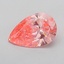 0.90 Ct. Fancy Vivid  Pink Pear Lab Grown Diamond