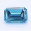 1.57 Ct. Fancy Vivid Blue Emerald Lab Grown Diamond