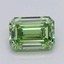 1.51 Ct. Fancy Vivid  Green Emerald Lab Grown Diamond