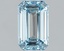 1.05 Ct. Fancy Intense Blue Emerald Lab Grown Diamond