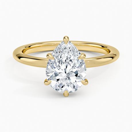 18K Yellow Gold Manon Solitaire Ring