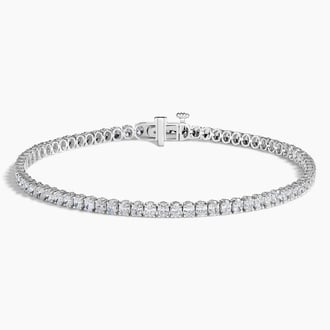 Oval Lab Diamond Tennis Bracelet (3 ct. tw.)