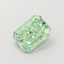 1.20 Ct. Fancy Vivid Green Radiant Lab Grown Diamond