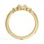 Milgrain Three Stone Oval Diamond Ring, smallview