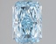 1.57 Ct. Fancy Vivid Blue Radiant Lab Grown Diamond