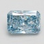 1.92 Ct. Fancy Vivid Blue Radiant Lab Grown Diamond