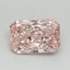 1.00 Ct. Fancy Vivid Pink Radiant Lab Grown Diamond