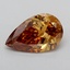 2.09 Ct. Fancy Intense Orange Brown Pear Lab Grown Diamond