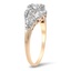 The Kim Ring, smalltop view on a hand