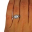 The Samba Ring, smalltop view on a hand