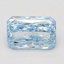 1.57 Ct. Fancy Vivid Blue Radiant Lab Grown Diamond
