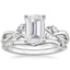 PT Moissanite Willow Bridal Set (1/4 ct. tw.), smalltop view