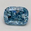 2.09 Ct. Fancy Vivid Blue Cushion Lab Grown Diamond