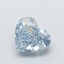 1.1 Ct. Fancy Light Blue Heart Lab Grown Diamond