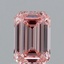 1.07 Ct. Fancy Intense Pink Emerald Lab Grown Diamond
