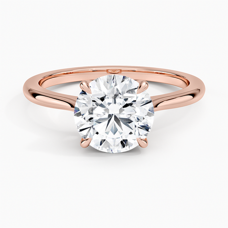14K Rose Gold Elle Solitaire Ring