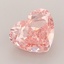 3.52 Ct. Fancy Vivid  Pink Heart Lab Grown Diamond