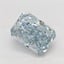 1.54 Ct. Fancy Intense  Blue Radiant Lab Grown Diamond