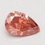 0.94 Ct. Fancy Vivid Pink Pear Lab Grown Diamond
