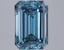 3.01 Ct. Fancy Vivid  Blue Emerald Lab Grown Diamond