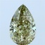 2.51 Ct. Fancy Vivid Green Pear Lab Grown Diamond