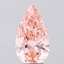 5.10 Ct. Fancy Vivid Pink Pear Lab Grown Diamond