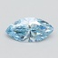 0.56 Ct. Fancy Intense Blue Marquise Lab Grown Diamond