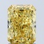 2.02 Ct. Fancy Vivid Yellow Radiant Lab Grown Diamond