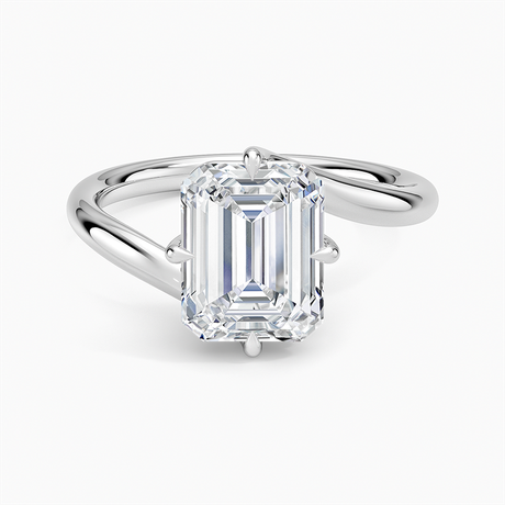 18K White Gold Atelier Solitaire Ring