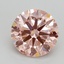 2.60 Ct. Fancy Intense Pink Round Lab Grown Diamond
