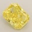 2.44 Ct. Fancy Vivid Yellow Radiant Lab Grown Diamond