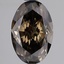 2.03 Ct. Fancy Brown Oval Lab Grown Diamond