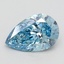 1.95 Ct. Fancy Vivid Blue Pear Lab Grown Diamond