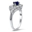 The Doris Ring, smalltop view on a hand