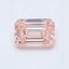 0.55 Ct. Fancy Intense Pink Emerald Lab Grown Diamond