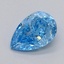 0.54 Ct. Fancy Blue Pear Lab Grown Diamond