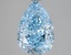 3.02 Ct. Fancy Vivid Blue Pear Lab Grown Diamond