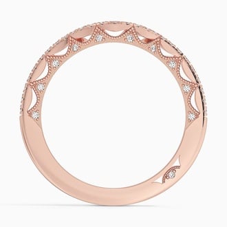 Tacori Lunetta Crescent Contoured Diamond Ring (1/5 ct. tw.) in 18K Rose Gold