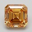 2.10 Ct. Fancy Light  Brown Asscher Lab Grown Diamond