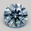 2.06 Ct. Fancy Blue Round Lab Grown Diamond