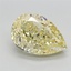 2.41 Ct. Fancy Intense Yellow Pear Lab Grown Diamond