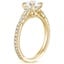 18K Yellow Gold Primrose Diamond Ring, smallside view