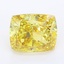 3.02 Ct. Fancy Intense Yellow Cushion Lab Grown Diamond