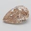 2.07 Ct. Fancy  Brown Pear Lab Grown Diamond