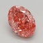 1.28 Ct. Fancy Vivid Pink Oval Lab Grown Diamond