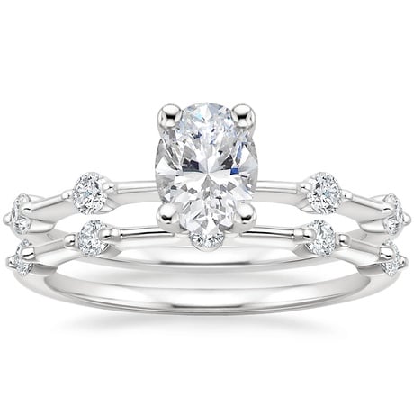 18K White Gold Aimee Diamond Bridal Set