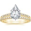 18K Yellow Gold Sonora Diamond Ring with Luxe Sonora Diamond Ring (1/4 ct. tw.)