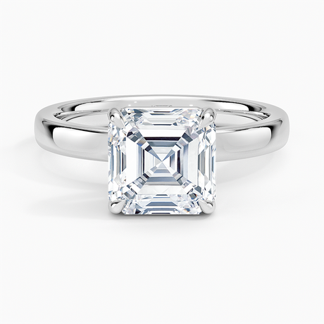 18K White Gold Fairmined Perfect Fit Solitaire 2.5mm Ring